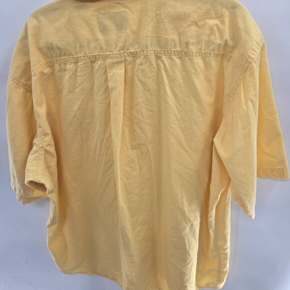 Redhead Butter Yellow 100% Cotton Button Down Shirt 2xl - Picture 4 of 8